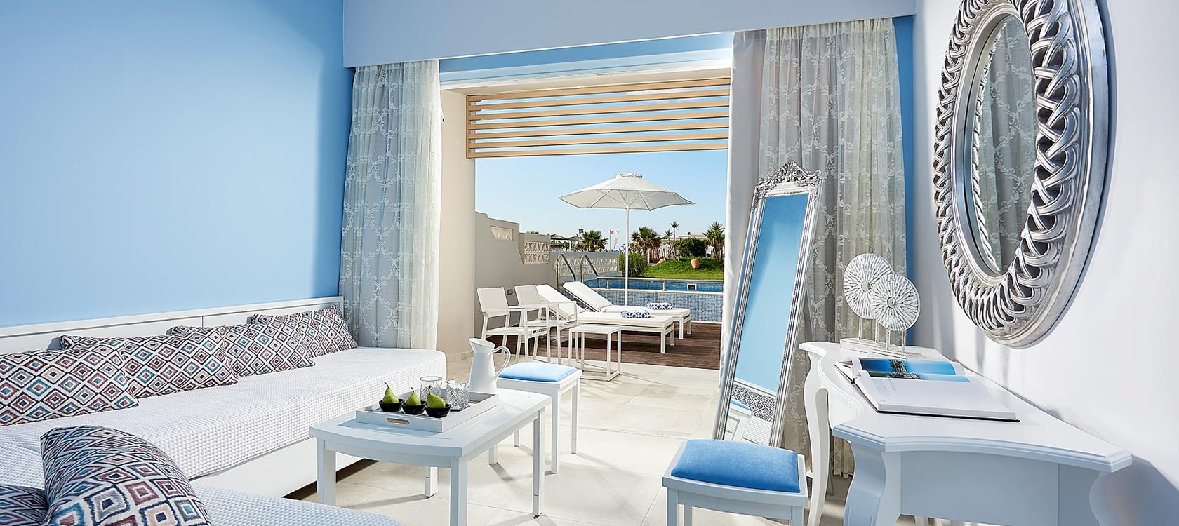 Mythos Palace Resort Spa In Georgioupolis Crete The New Season Will Face A New And Fresh Modern With Renewed Services In All Areas Of Our Hotel Renovation 100 At Rooms Bathrooms Public