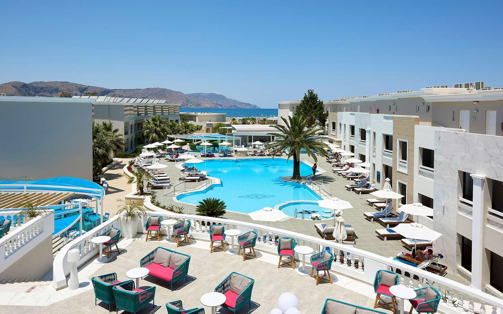 Mythos Palace Resort Spa In Georgioupolis Crete The New Season Will Face A New And Fresh Modern With Renewed Services In All Areas Of Our Hotel Renovation 100 At Rooms Bathrooms Public